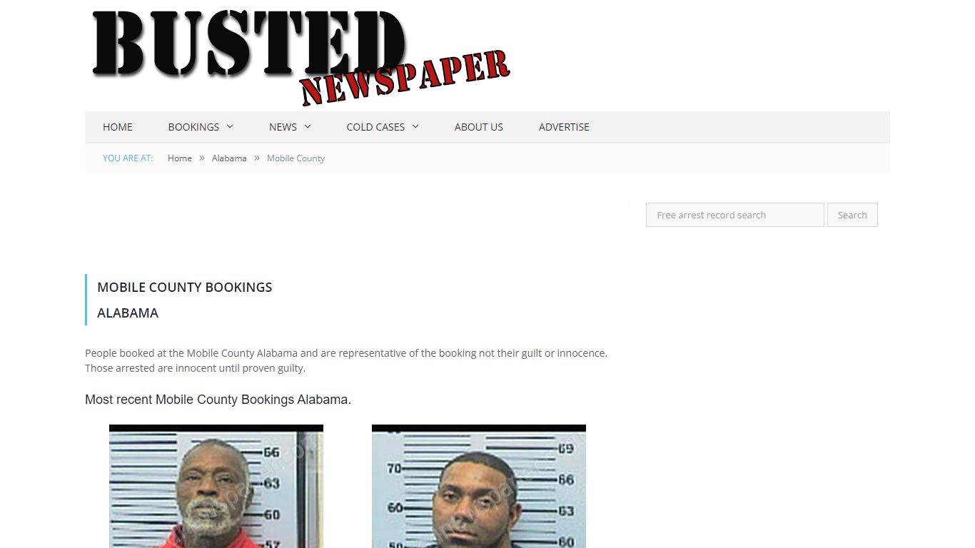 Mobile County, AL Mugshots - BUSTEDNEWSPAPER.COM